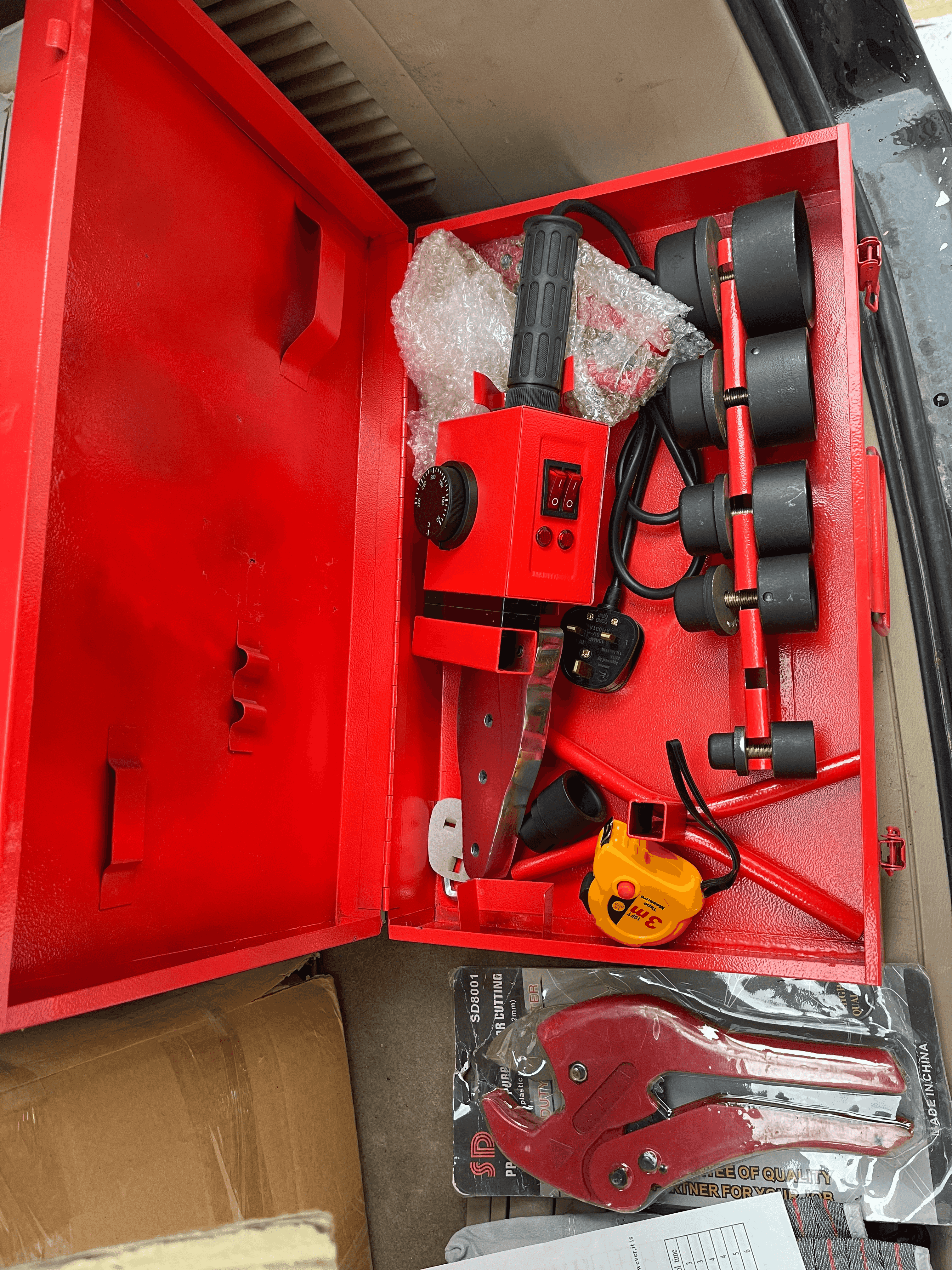 طقم لحام السباك/PVC (جديد تمامًا) طقم لحام السباك/PVC (جديد تمامًا)