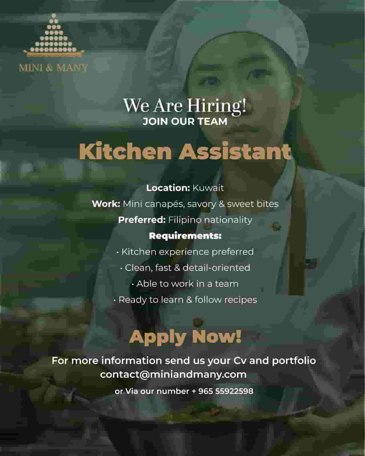 We are hiring male or female Filipino candidates to work We are hiring male or female Filipino candidates to work