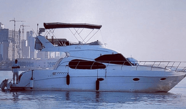 For rent a 50-foot two-floor yacht 