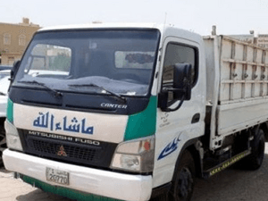 Abu Moaz transports belongings and camps 